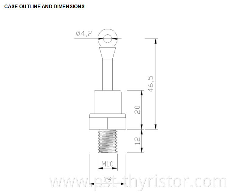 Fast Recovery Diode Stud YZPST-Z20A-ZK20A18